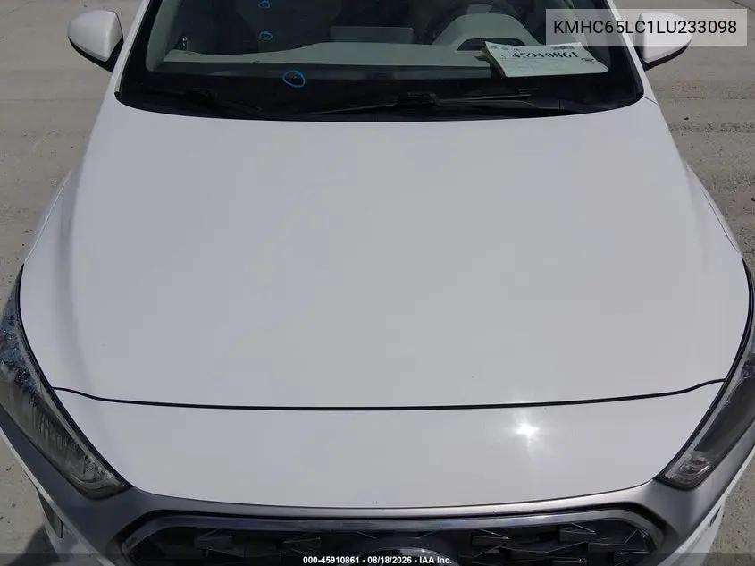 2020 HYUNDAI IONIQ VIN KMHC65LC1LU233098 — фото 12