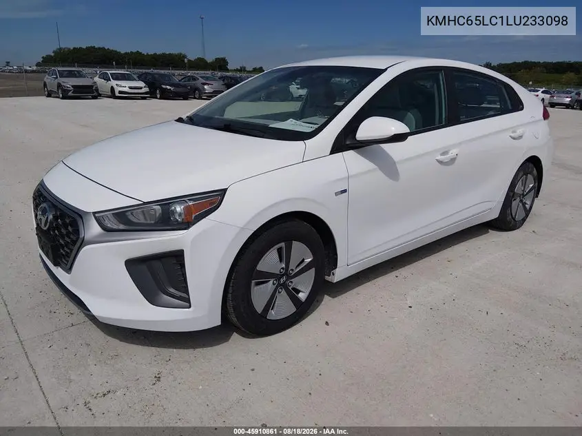 2020 HYUNDAI IONIQ VIN KMHC65LC1LU233098 — фото 2
