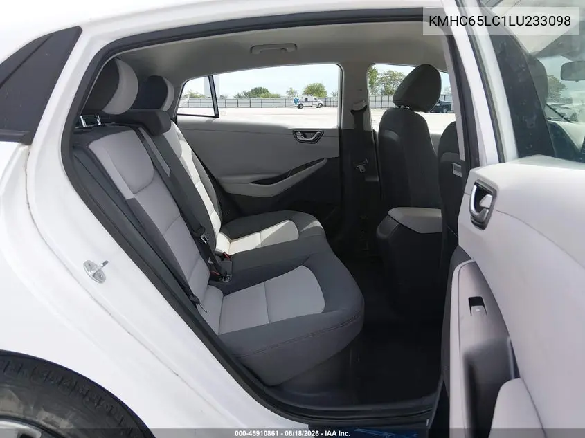 2020 HYUNDAI IONIQ VIN KMHC65LC1LU233098 — фото 8