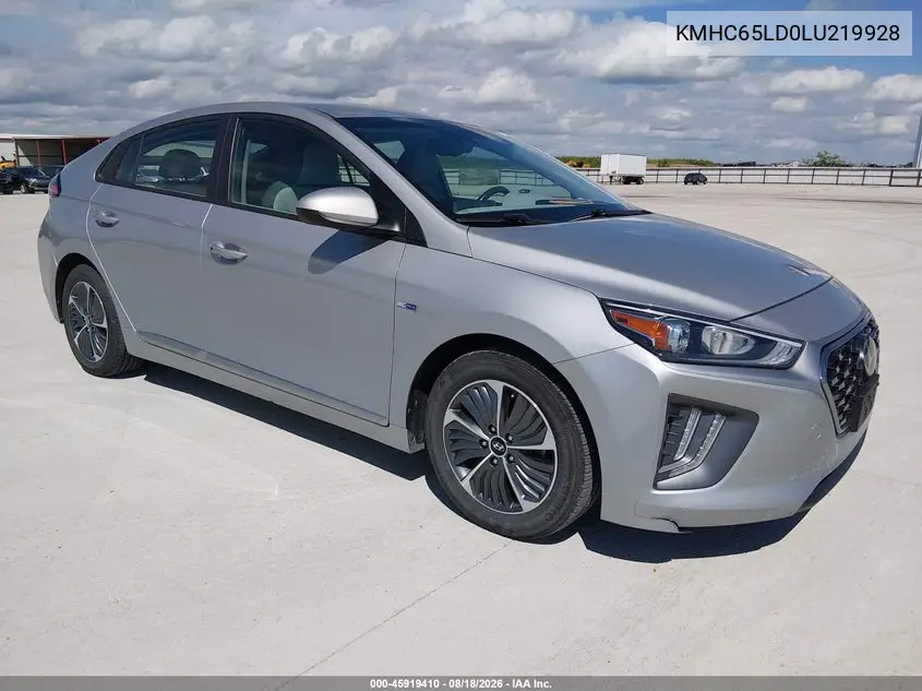 HYUNDAI IONIQ 2020, VIN KMHC65LD0LU219928