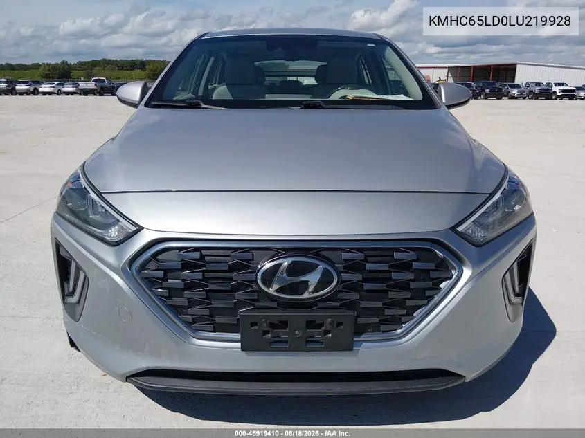 2020 HYUNDAI IONIQ VIN KMHC65LD0LU219928 — фото 17