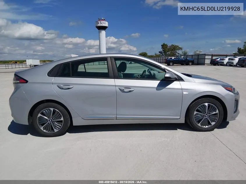 2020 HYUNDAI IONIQ VIN KMHC65LD0LU219928 — фото 18