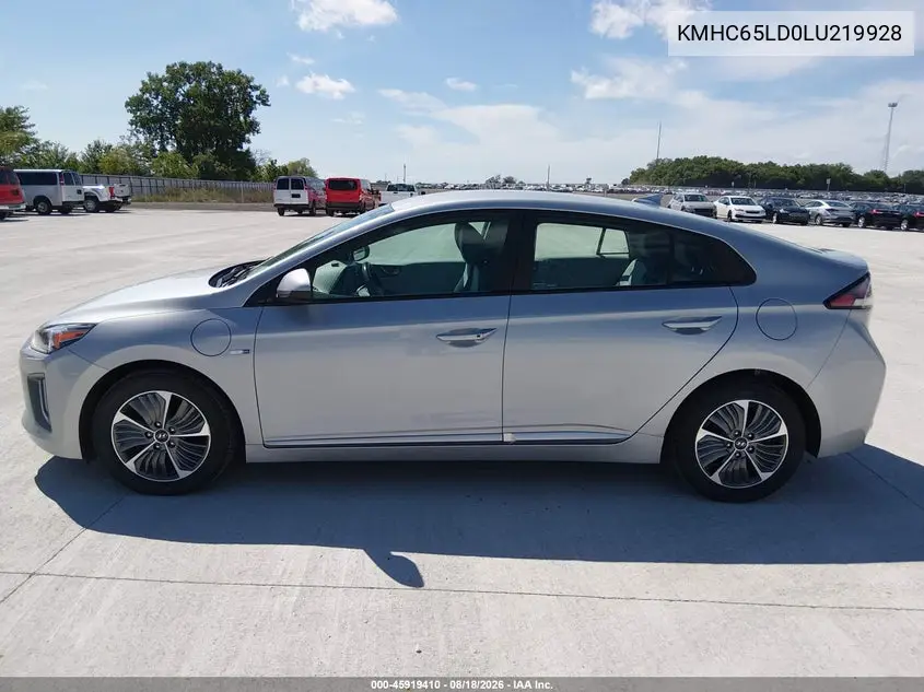 2020 HYUNDAI IONIQ VIN KMHC65LD0LU219928 — фото 19