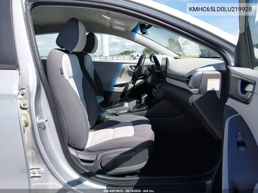 2020 HYUNDAI IONIQ VIN KMHC65LD0LU219928 — фото 5