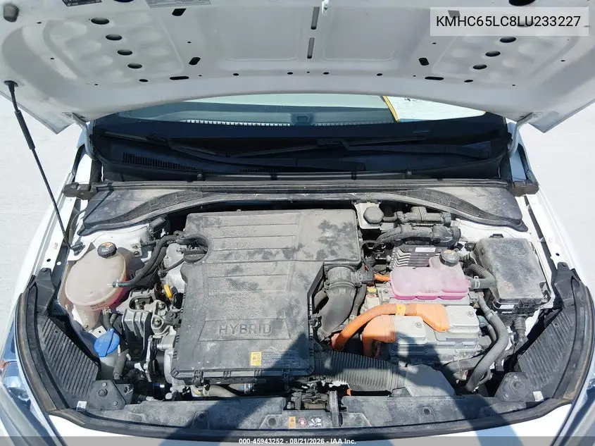 2020 HYUNDAI IONIQ VIN KMHC65LC8LU233227 — фото 10