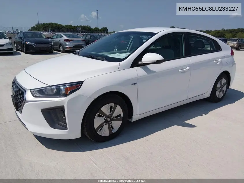2020 HYUNDAI IONIQ VIN KMHC65LC8LU233227 — фото 2