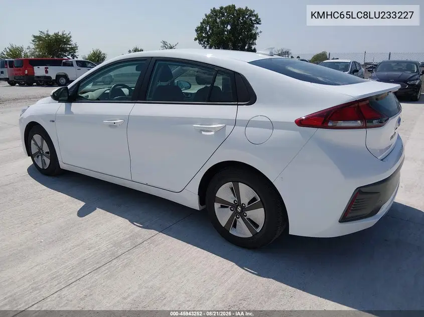 2020 HYUNDAI IONIQ VIN KMHC65LC8LU233227 — фото 3