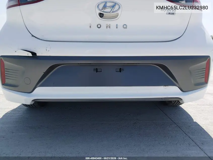 2020 HYUNDAI IONIQ VIN KMHC65LC2LU232980 — фото 14