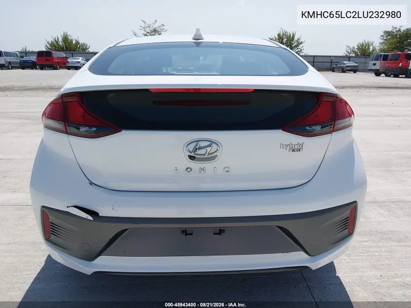 2020 HYUNDAI IONIQ VIN KMHC65LC2LU232980 — фото 20