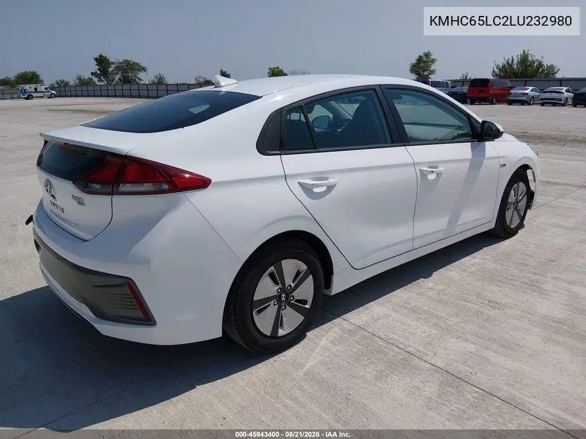 2020 HYUNDAI IONIQ VIN KMHC65LC2LU232980 — фото 4