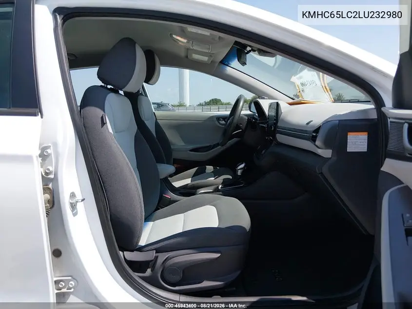 2020 HYUNDAI IONIQ VIN KMHC65LC2LU232980 — фото 5