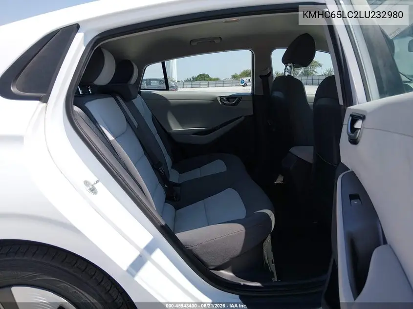 2020 HYUNDAI IONIQ VIN KMHC65LC2LU232980 — фото 8