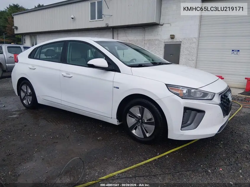 HYUNDAI IONIQ 2020, VIN KMHC65LC3LU219171