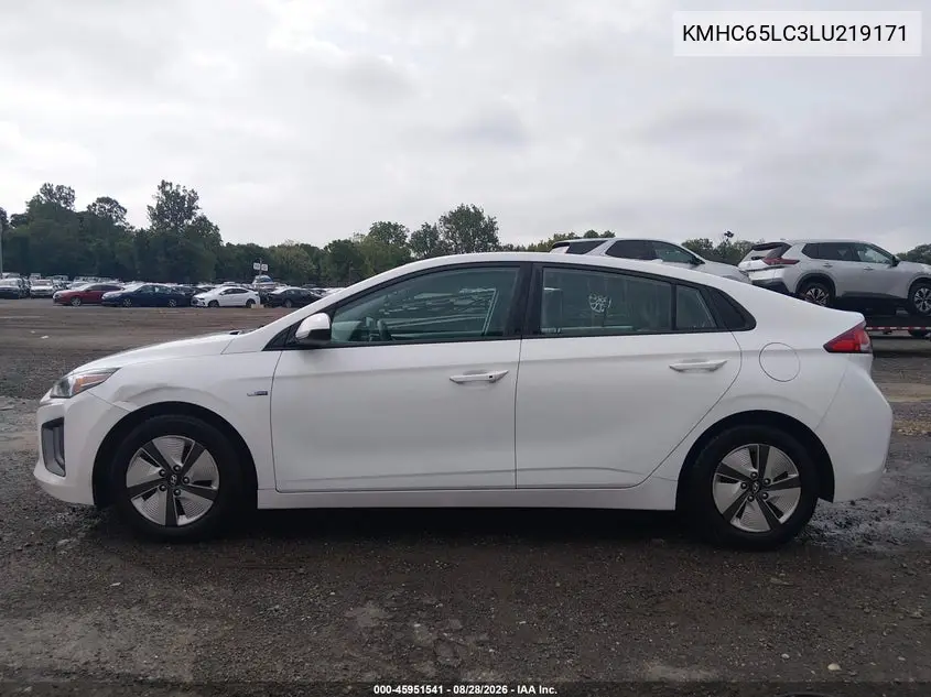 2020 HYUNDAI IONIQ VIN KMHC65LC3LU219171 — фото 14