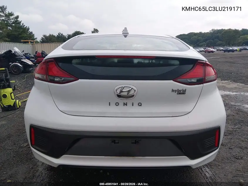 2020 HYUNDAI IONIQ VIN KMHC65LC3LU219171 — фото 16