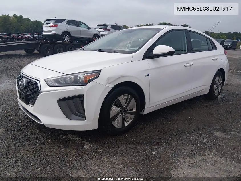 2020 HYUNDAI IONIQ VIN KMHC65LC3LU219171 — фото 2