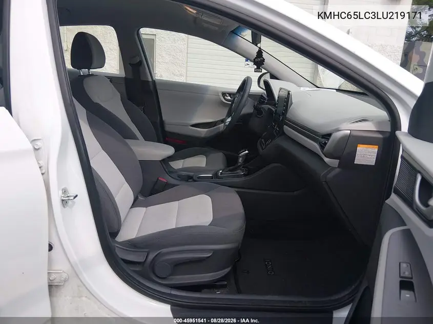 2020 HYUNDAI IONIQ VIN KMHC65LC3LU219171 — фото 5