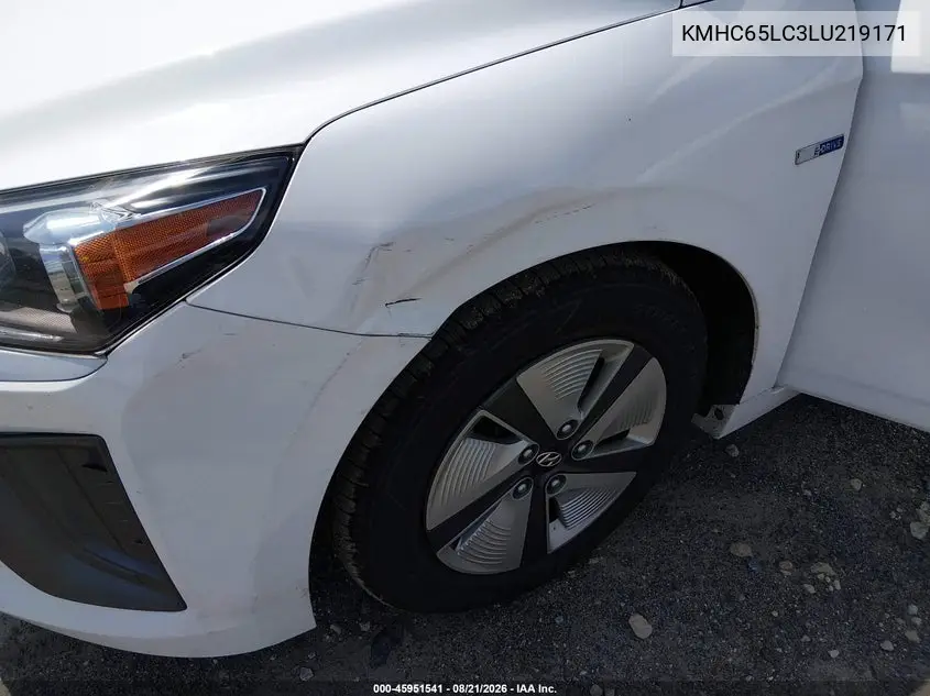 2020 HYUNDAI IONIQ VIN KMHC65LC3LU219171 — фото 6