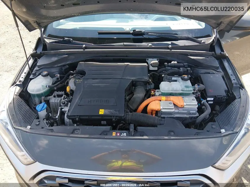 2020 HYUNDAI IONIQ VIN KMHC65LC0LU220035 — фото 10