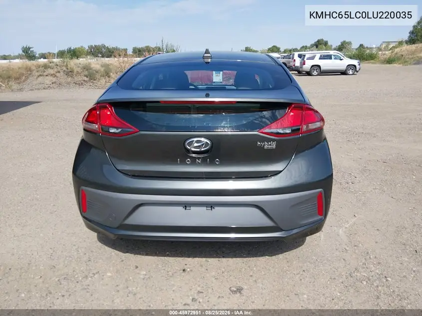 2020 HYUNDAI IONIQ VIN KMHC65LC0LU220035 — фото 20