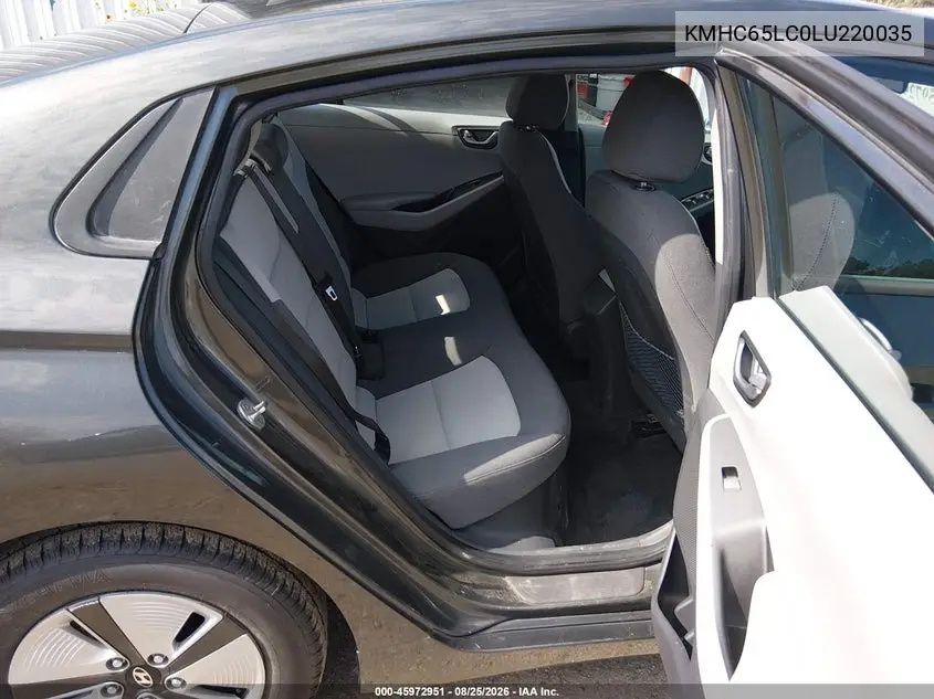 2020 HYUNDAI IONIQ VIN KMHC65LC0LU220035 — фото 8