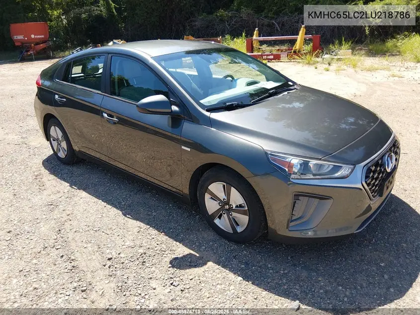 HYUNDAI IONIQ 2020, VIN KMHC65LC2LU218786