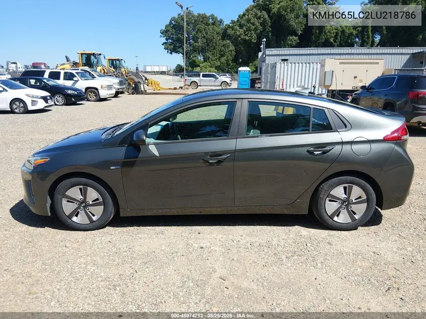 2020 HYUNDAI IONIQ VIN KMHC65LC2LU218786 — фото 19
