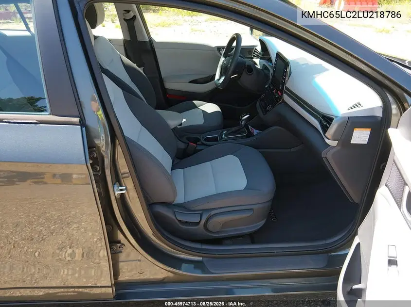 2020 HYUNDAI IONIQ VIN KMHC65LC2LU218786 — фото 5