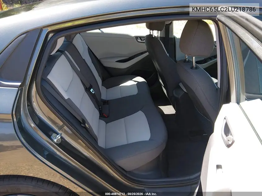 2020 HYUNDAI IONIQ VIN KMHC65LC2LU218786 — фото 8