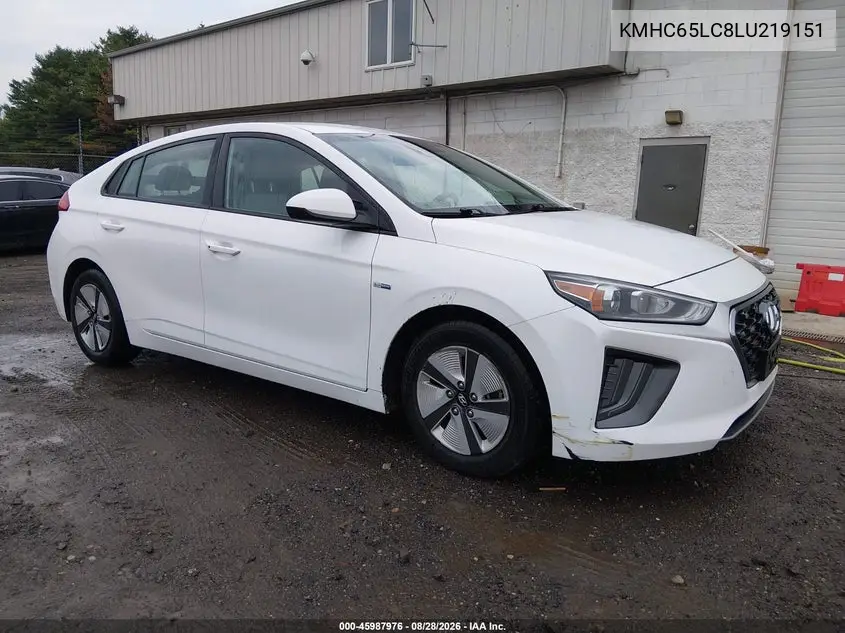 HYUNDAI IONIQ 2020, VIN KMHC65LC8LU219151