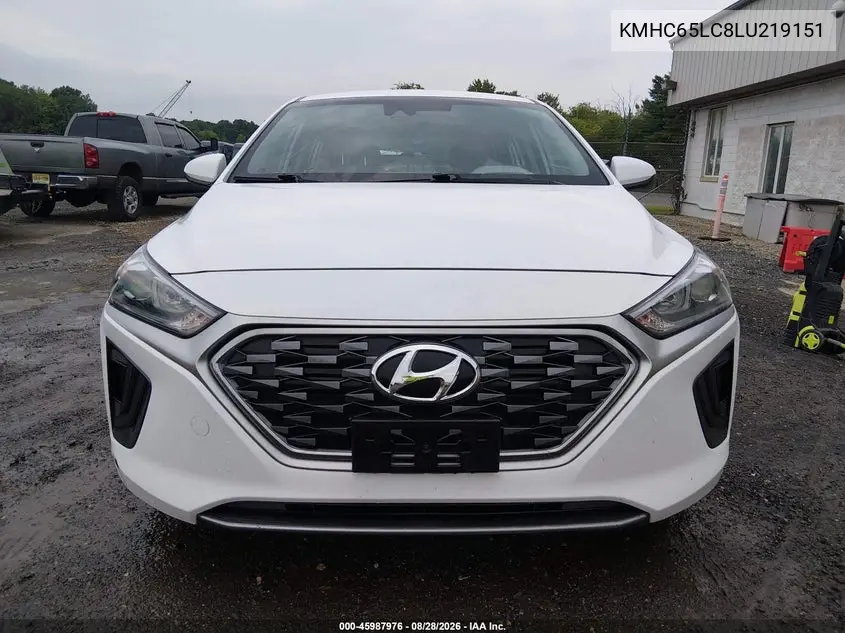 2020 HYUNDAI IONIQ VIN KMHC65LC8LU219151 — фото 14