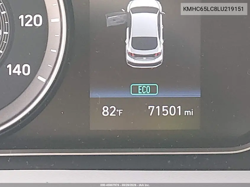 2020 HYUNDAI IONIQ VIN KMHC65LC8LU219151 — фото 17