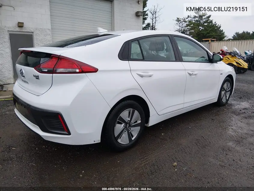 2020 HYUNDAI IONIQ VIN KMHC65LC8LU219151 — фото 4