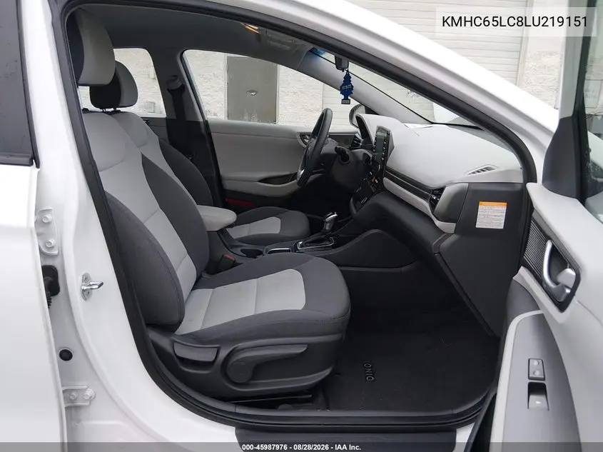 2020 HYUNDAI IONIQ VIN KMHC65LC8LU219151 — фото 5