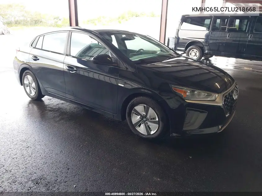 HYUNDAI IONIQ 2020, VIN KMHC65LC7LU218668