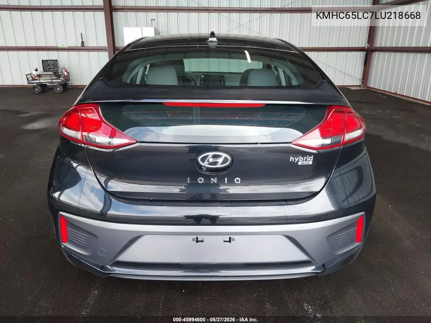 2020 HYUNDAI IONIQ VIN KMHC65LC7LU218668 — фото 21