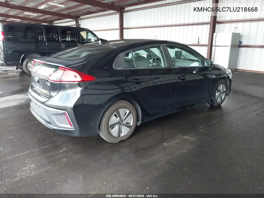 2020 HYUNDAI IONIQ VIN KMHC65LC7LU218668 — фото 4