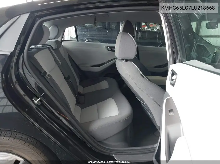 2020 HYUNDAI IONIQ VIN KMHC65LC7LU218668 — фото 8