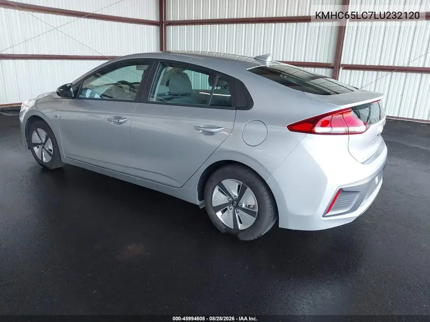 2020 HYUNDAI IONIQ VIN KMHC65LC7LU232120 — фото 3