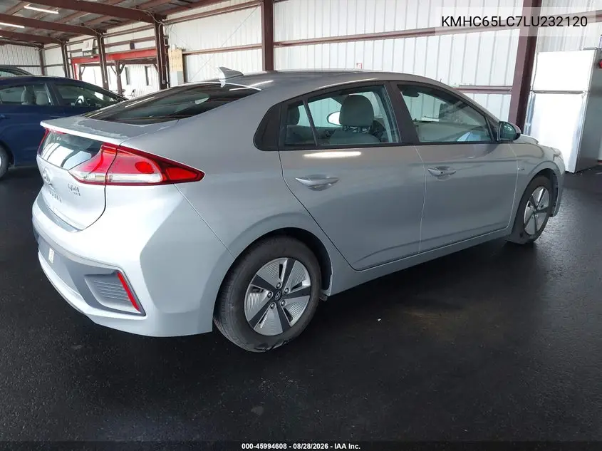 2020 HYUNDAI IONIQ VIN KMHC65LC7LU232120 — фото 4
