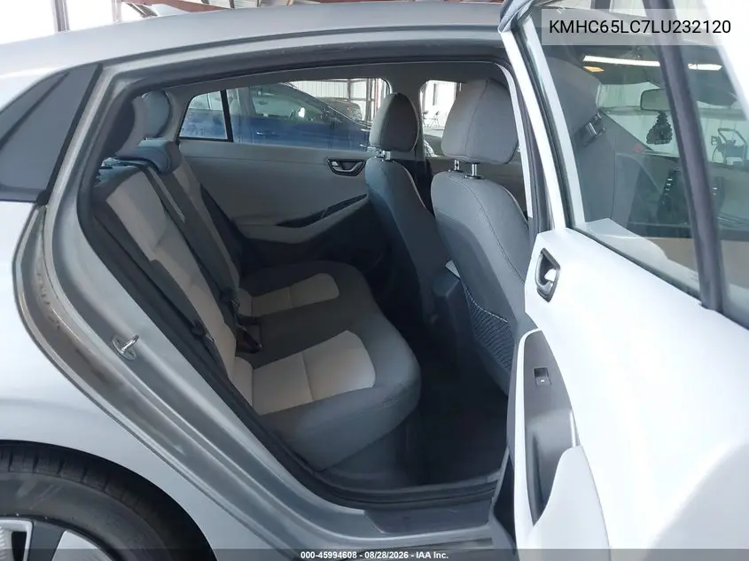 2020 HYUNDAI IONIQ VIN KMHC65LC7LU232120 — фото 8