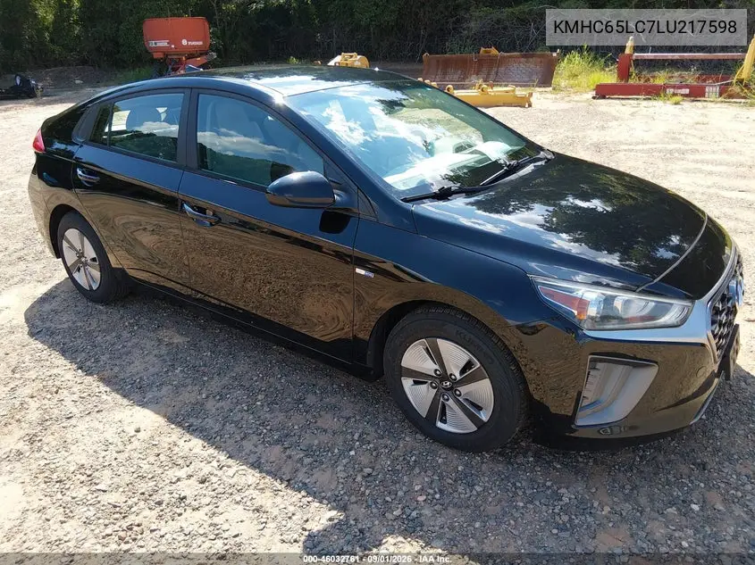 HYUNDAI IONIQ 2020, VIN KMHC65LC7LU217598