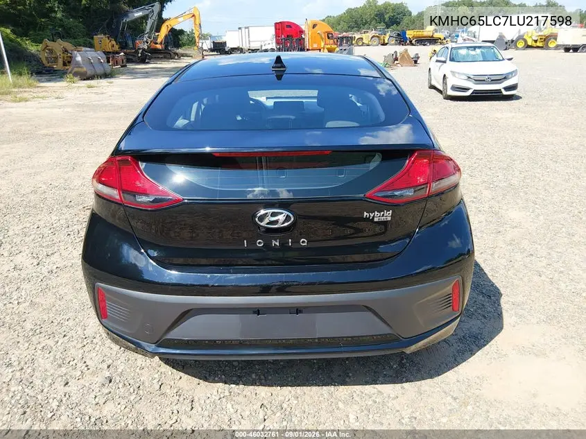 2020 HYUNDAI IONIQ VIN KMHC65LC7LU217598 — фото 21
