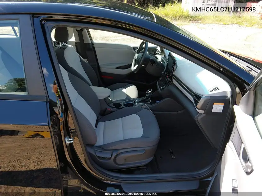 2020 HYUNDAI IONIQ VIN KMHC65LC7LU217598 — фото 5
