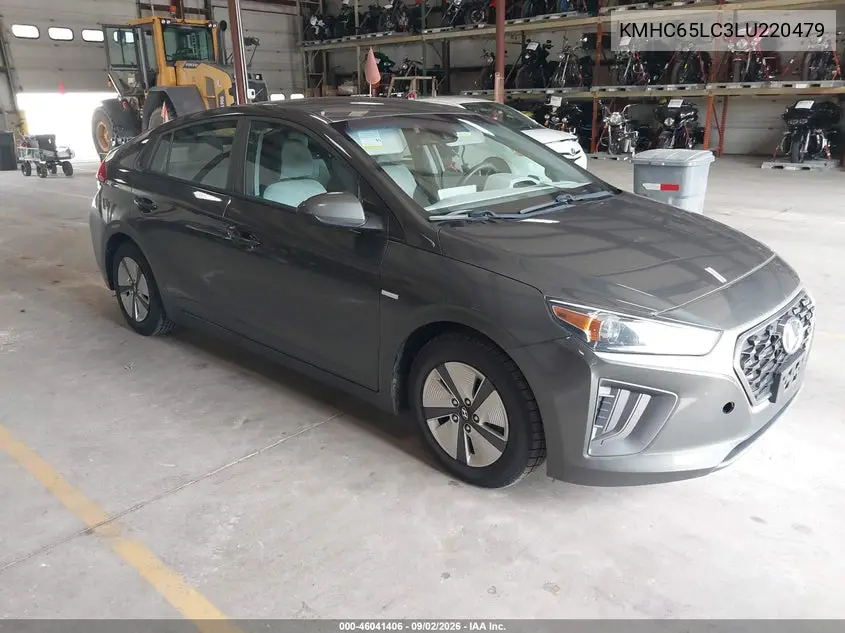 HYUNDAI IONIQ 2020, VIN KMHC65LC3LU220479