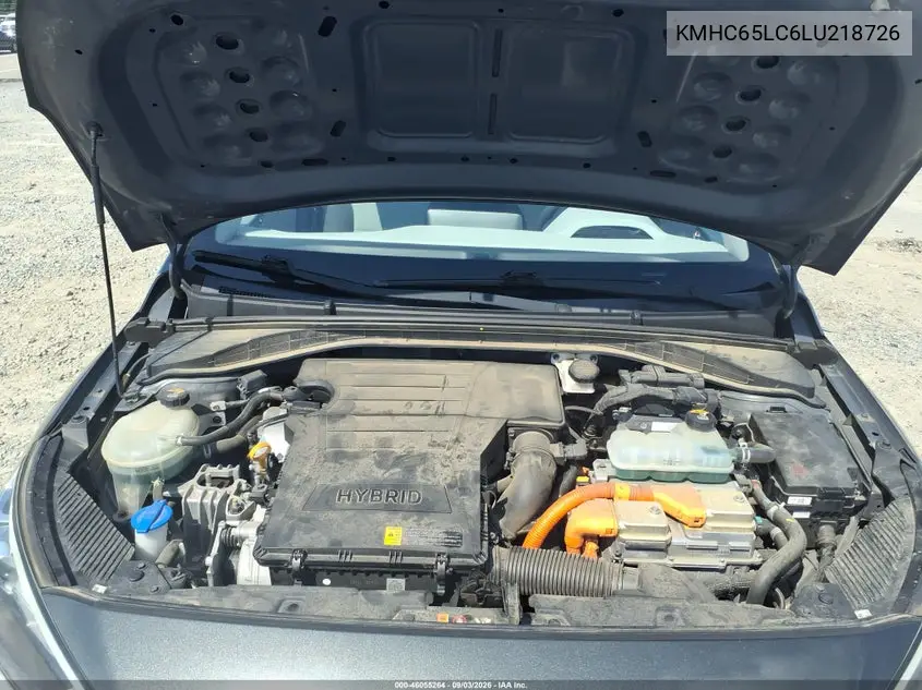 2020 HYUNDAI IONIQ VIN KMHC65LC6LU218726 — фото 10