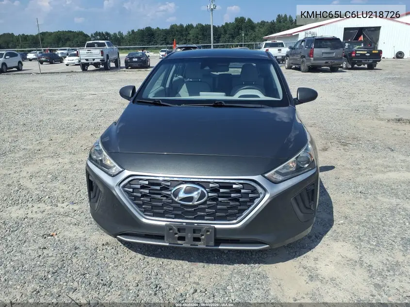 2020 HYUNDAI IONIQ VIN KMHC65LC6LU218726 — фото 12