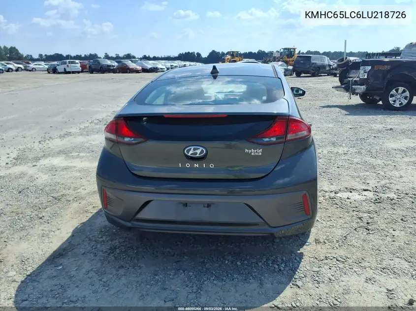 2020 HYUNDAI IONIQ VIN KMHC65LC6LU218726 — фото 16