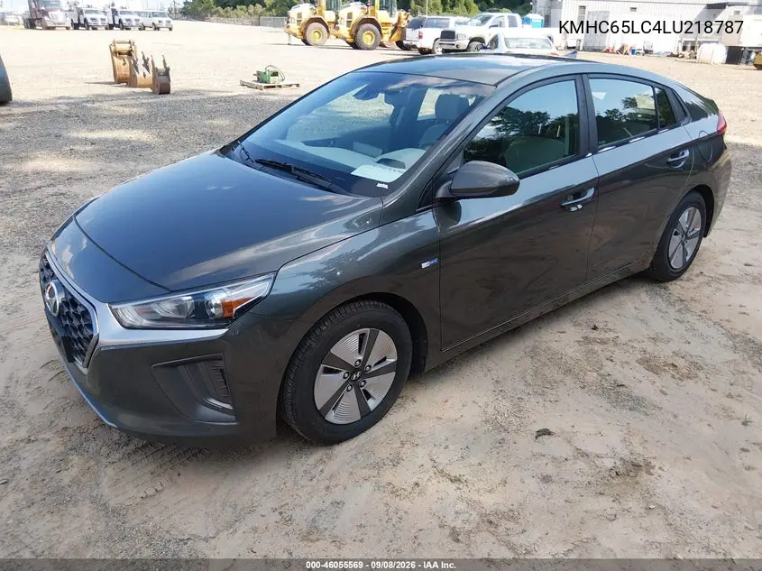 2020 HYUNDAI IONIQ VIN KMHC65LC4LU218787 — фото 2