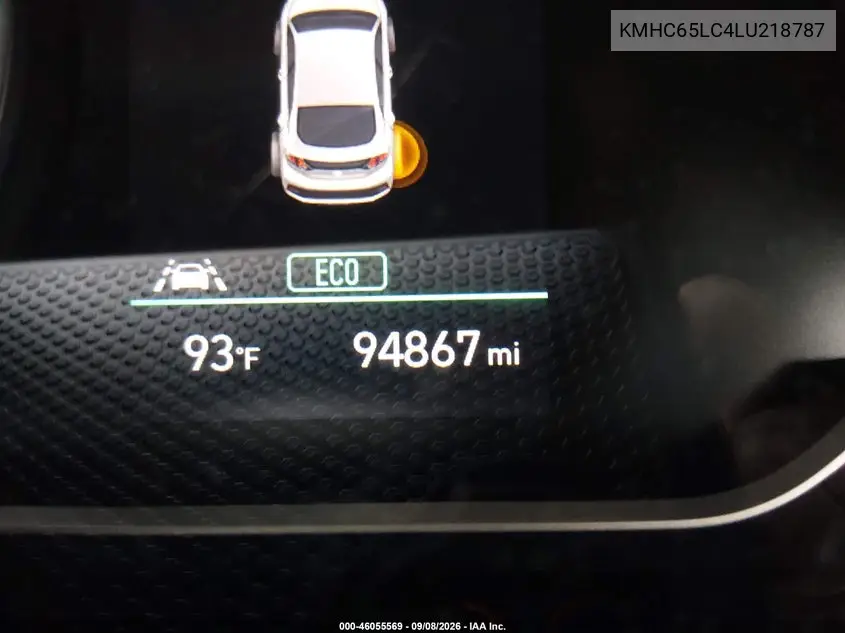 2020 HYUNDAI IONIQ VIN KMHC65LC4LU218787 — фото 20